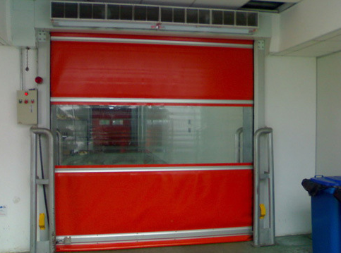 Analyze the purpose and function of dust-free pvc fast door